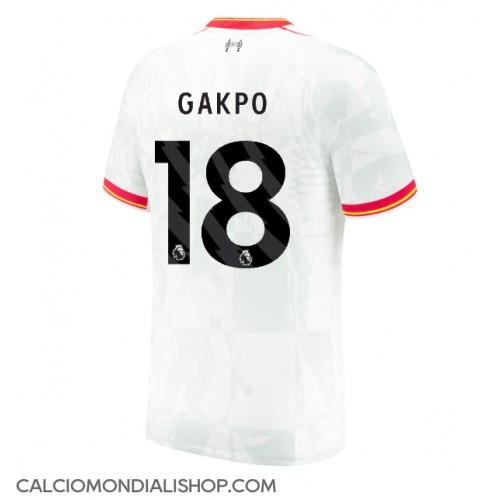 Maglie da calcio Liverpool Cody Gakpo #18 Terza Maglia 2024-25 Manica Corta